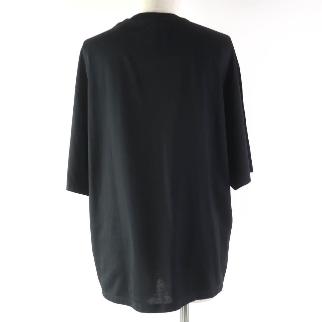 PRADA Short sleeve T-shirt 35976 Main: 100% cotton black Banana Collection Women S Used Authentic