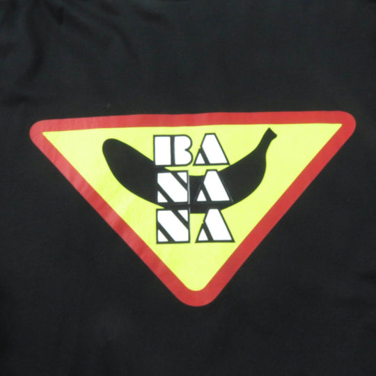 PRADA Short sleeve T-shirt 35976 Main: 100% cotton black Banana Collection Women S Used Authentic