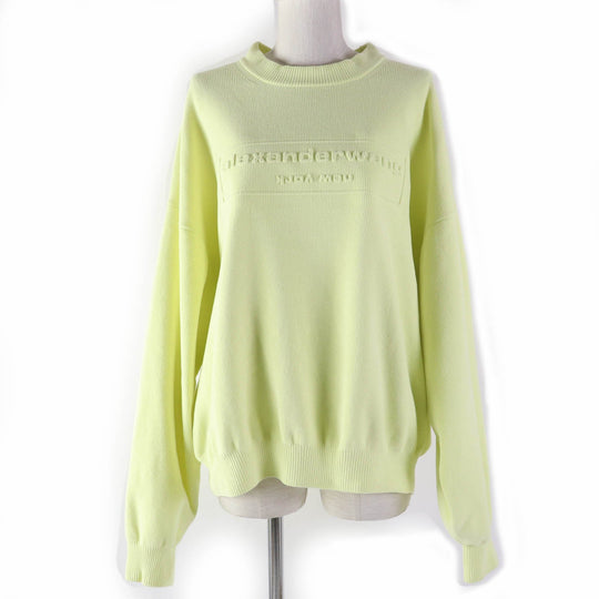 Alexander Wang knit 1KC323107 polyester Fluorescent Yellow Women S Used Authentic