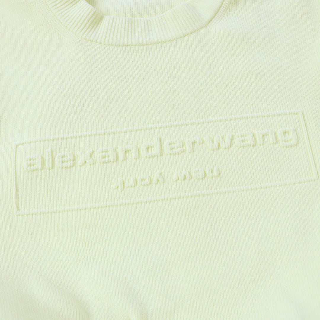 Alexander Wang knit 1KC323107 polyester Fluorescent Yellow Women S Used Authentic