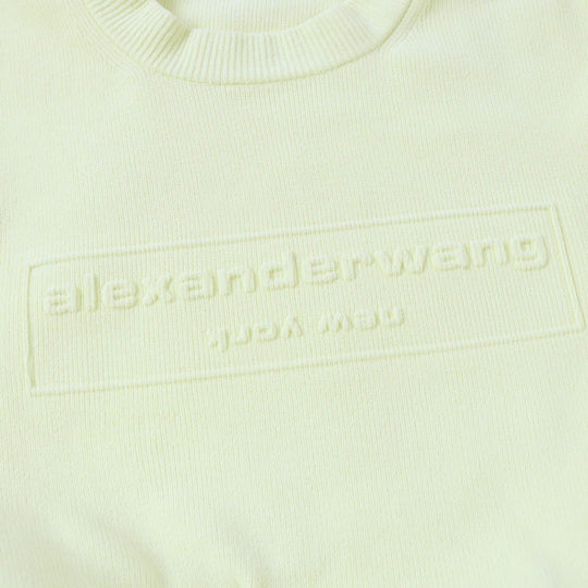 Alexander Wang knit 1KC323107 polyester Fluorescent Yellow Women S Used Authentic