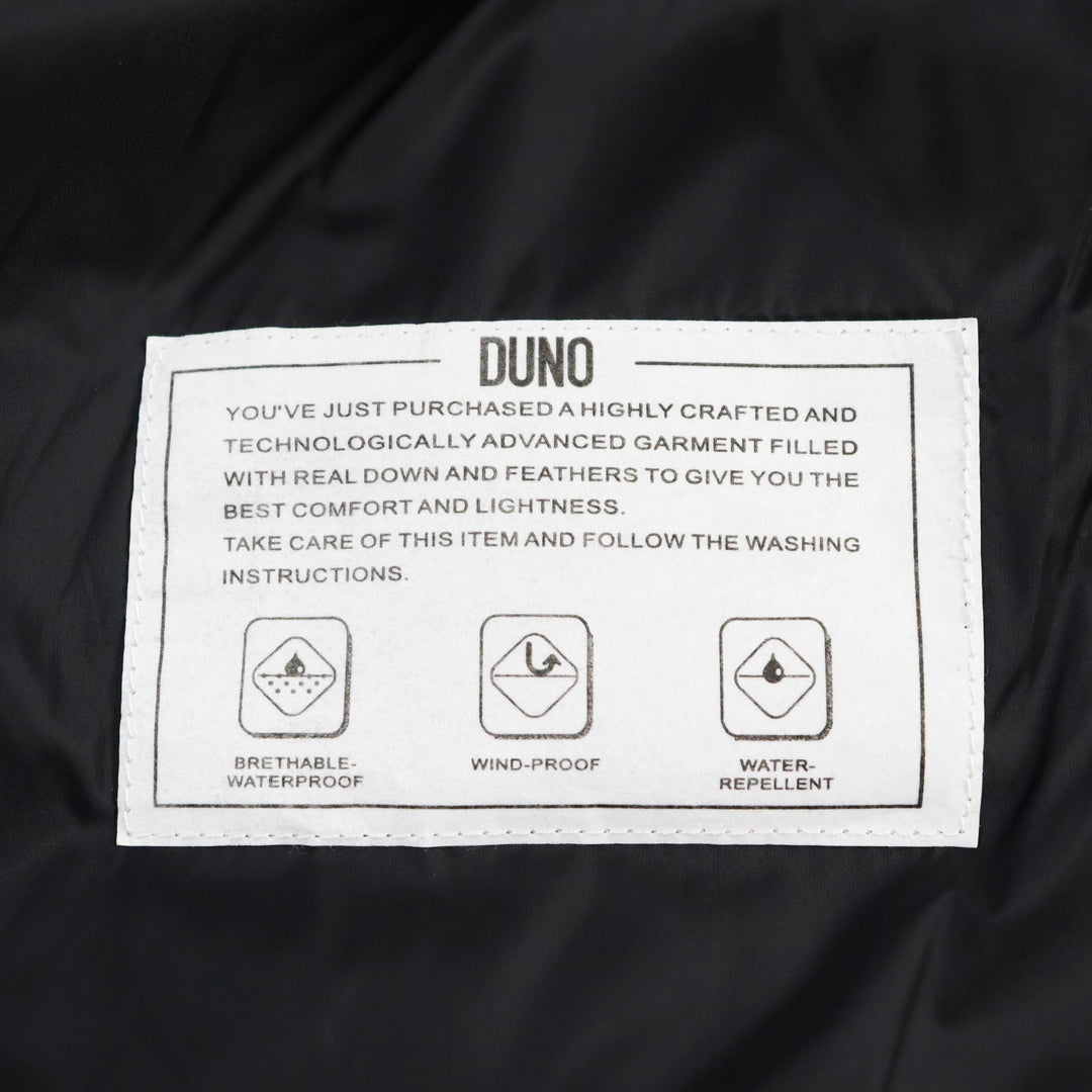 DUNO Down jacket KM630E Outer: 83% polyamide (nylon), Outer: 17% polyurethane, Lining: 100% polyamide (nylon), Filling: 90% down, Filling: 10% feather black LICOSA JUMP mens 50 Used Authentic