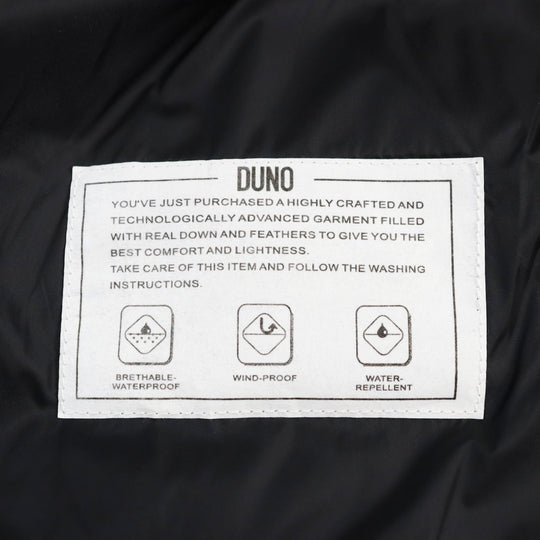 DUNO Down jacket KM630E Outer: 83% polyamide (nylon), Outer: 17% polyurethane, Lining: 100% polyamide (nylon), Filling: 90% down, Filling: 10% feather black LICOSA JUMP mens 50 Used Authentic