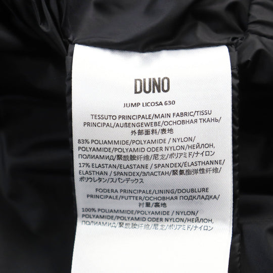DUNO Down jacket KM630E Outer: 83% polyamide (nylon), Outer: 17% polyurethane, Lining: 100% polyamide (nylon), Filling: 90% down, Filling: 10% feather black LICOSA JUMP mens 50 Used Authentic