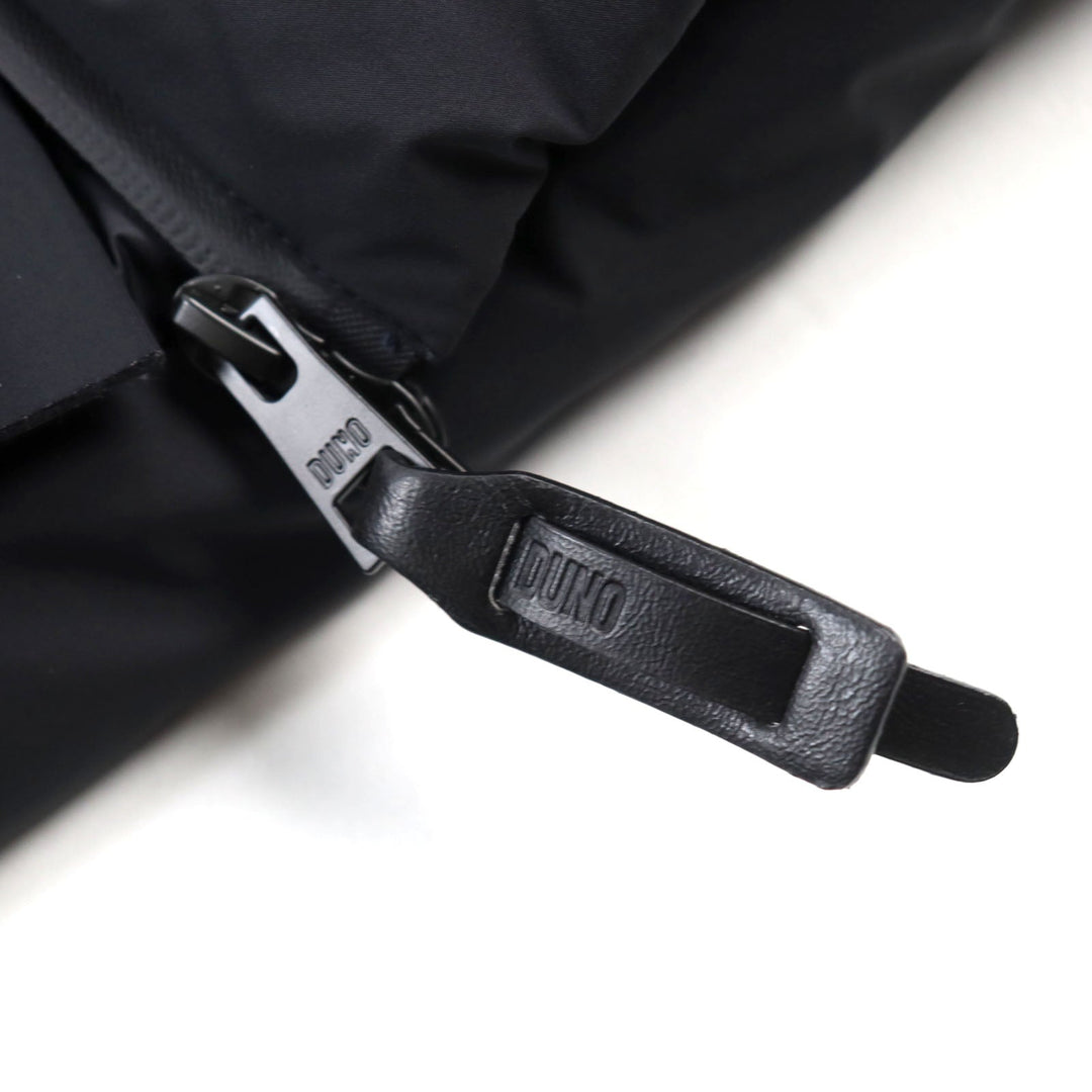 DUNO Down jacket KM630E Outer: 83% polyamide (nylon), Outer: 17% polyurethane, Lining: 100% polyamide (nylon), Filling: 90% down, Filling: 10% feather black LICOSA JUMP mens 50 Used Authentic
