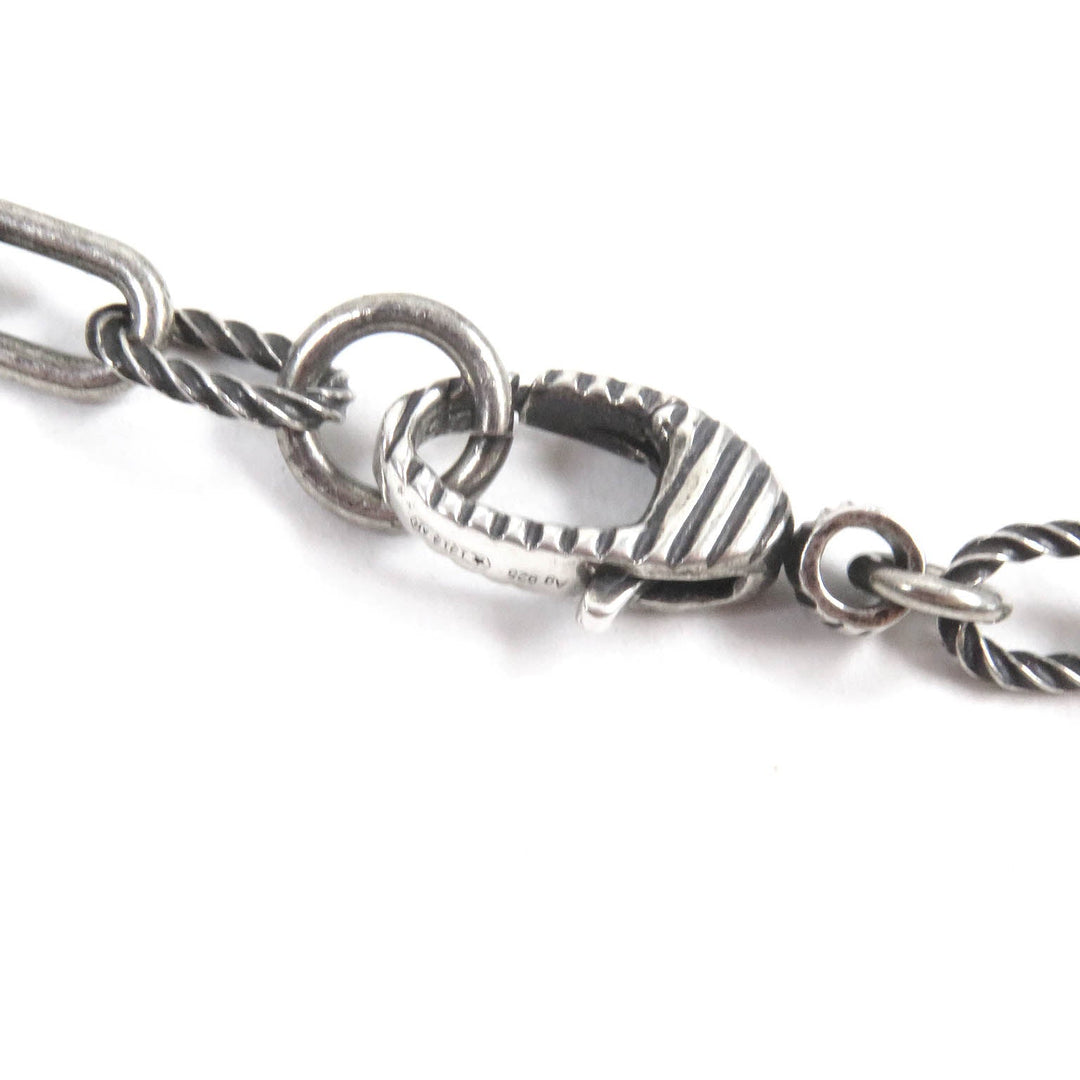 GUCCI Necklace 604155 Main�FAG925 Silver mens Used Authentic