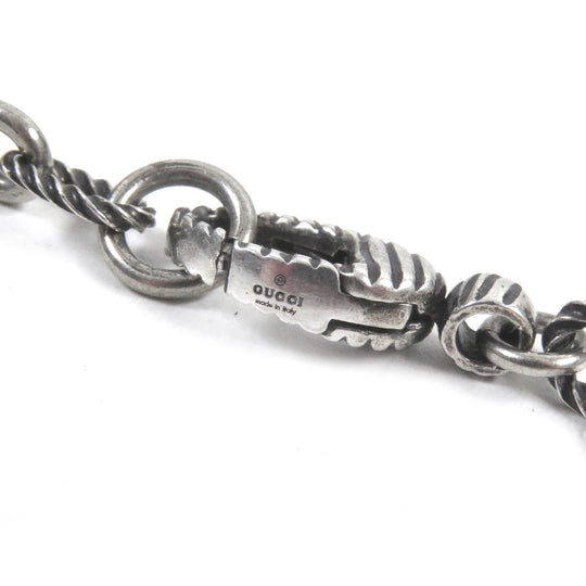 GUCCI Necklace 604155 Main�FAG925 Silver mens Used Authentic