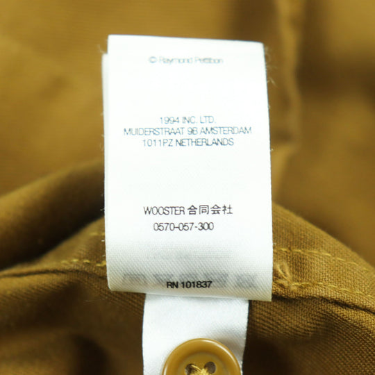 Supreme Long sleeve shirt Main: 60% cotton, Main: 40% polyester Brown RAYMOND PETTIBON WORK SHIRT mens M Used Authentic