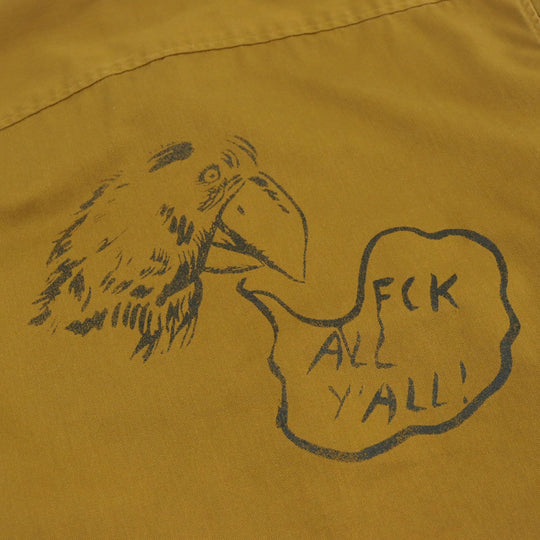 Supreme Long sleeve shirt Main: 60% cotton, Main: 40% polyester Brown RAYMOND PETTIBON WORK SHIRT mens M Used Authentic