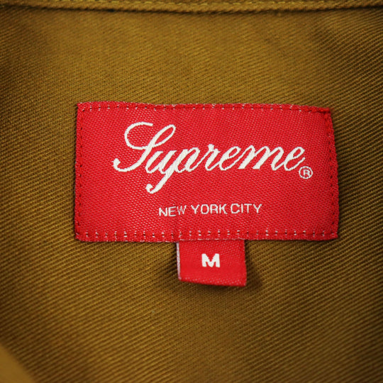 Supreme Long sleeve shirt Main: 60% cotton, Main: 40% polyester Brown RAYMOND PETTIBON WORK SHIRT mens M Used Authentic