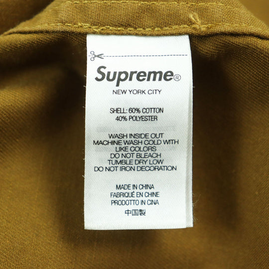 Supreme Long sleeve shirt Main: 60% cotton, Main: 40% polyester Brown RAYMOND PETTIBON WORK SHIRT mens M Used Authentic