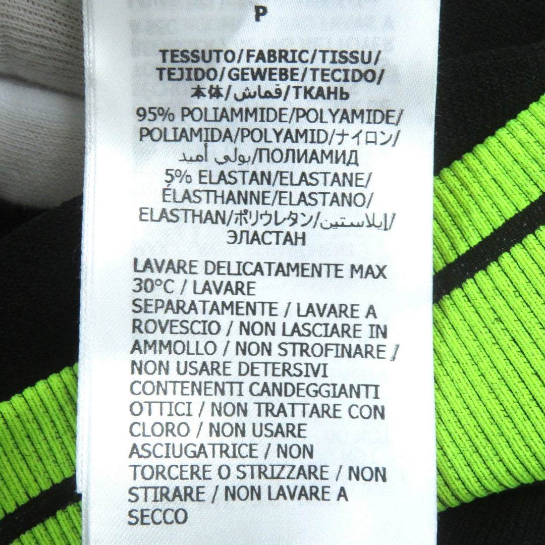 GUCCI Other bottoms 696130 Main: 95% polyamide (nylon), 5% polyurethane Black Neon Green mens S (175/78A) Used Authentic
