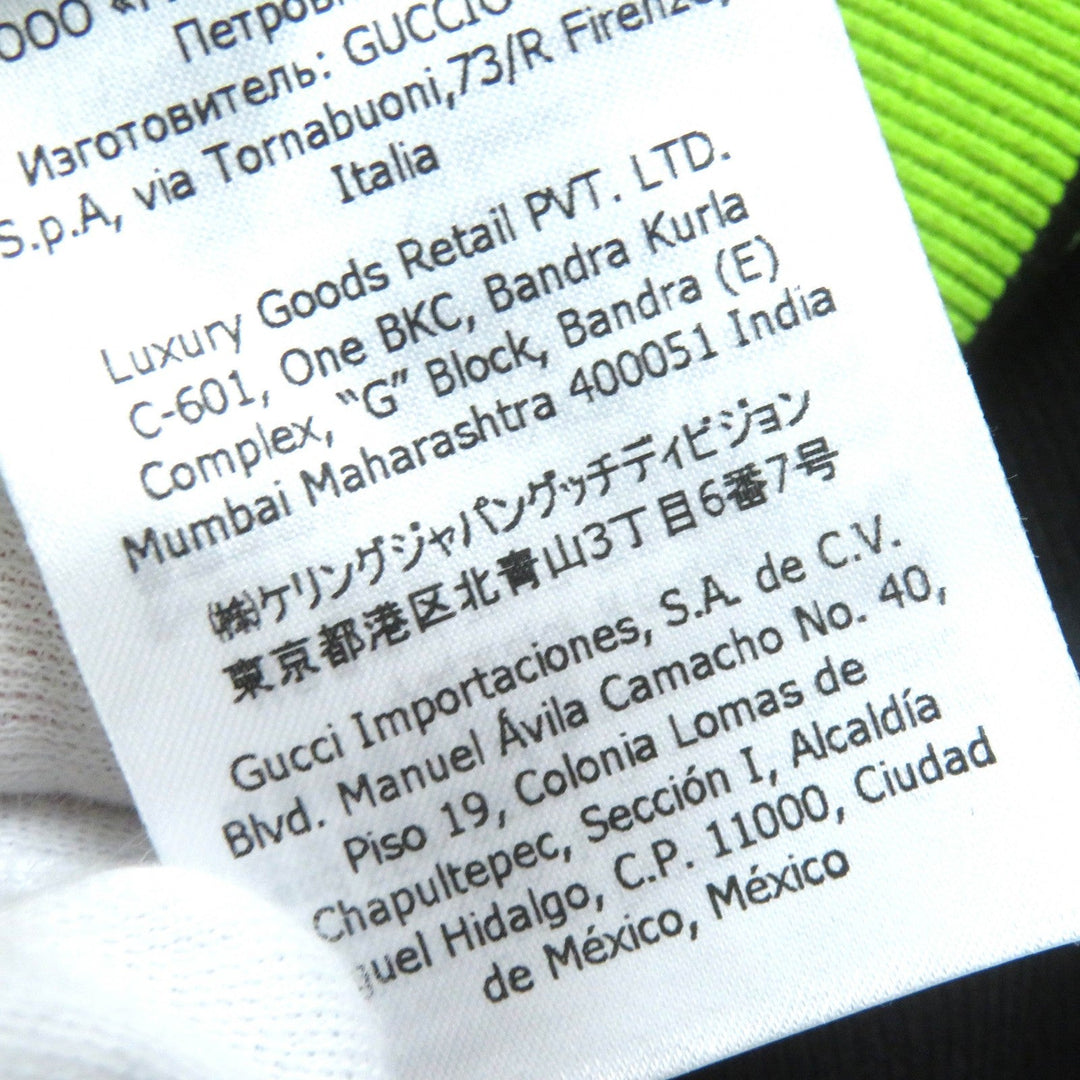 GUCCI Other bottoms 696130 Main: 95% polyamide (nylon), 5% polyurethane Black Neon Green mens S (175/78A) Used Authentic