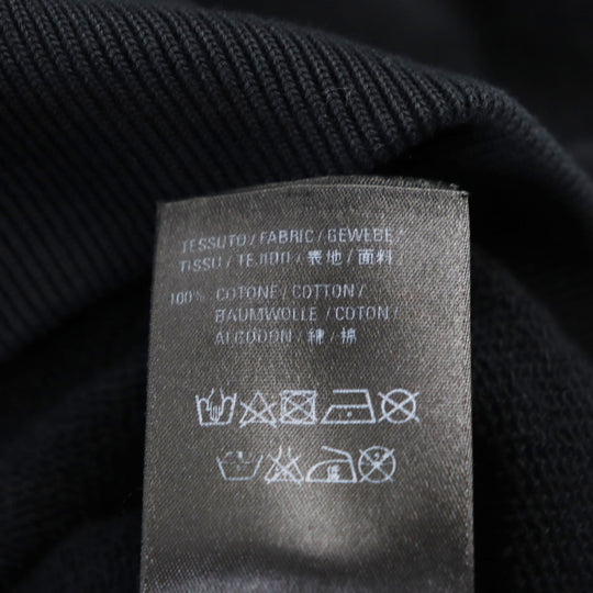 BALENCIAGA Hoodie 556113 Main: 100% cotton black mens XS Used Authentic