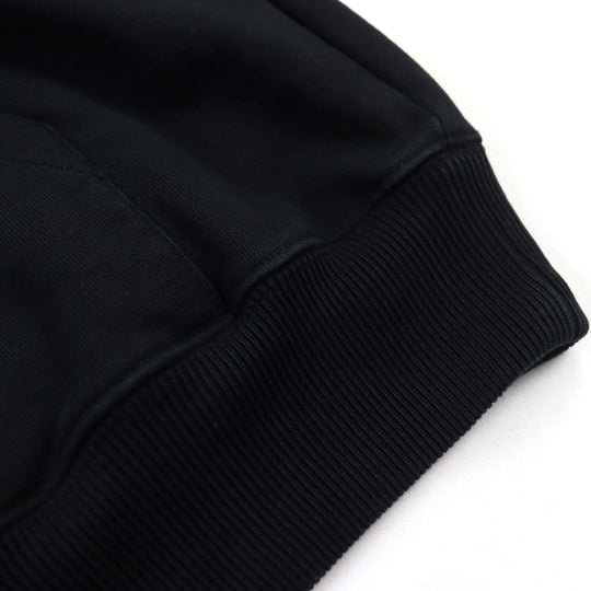 BALENCIAGA Hoodie 556113 Main: 100% cotton black mens XS Used Authentic