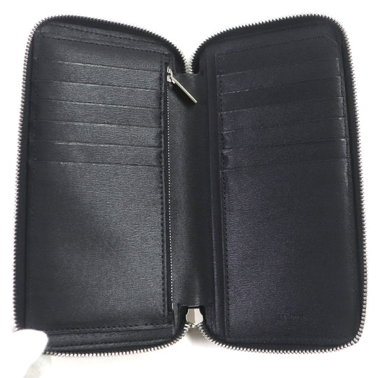 Berluti Long Wallet Purse Main: Leather Brown mens Used Authentic