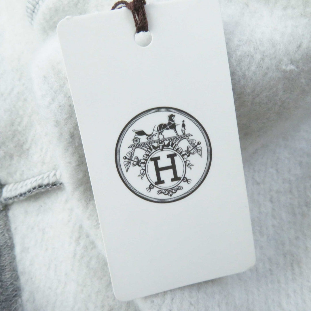 HERMES one piece Outer: 86% cotton, Outer: 14% camel, Part: 74% cotton, Part: 18% camel, Part: 8% polyurethane, Lining (pocket): 100% cotton Gray Blue Bride de Cour Women 34 Used Authentic