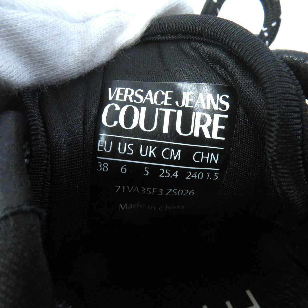 Versace Jeans sneakers 71VA3SF3 Upper, leather etc. Multi Women 38 Used Authentic