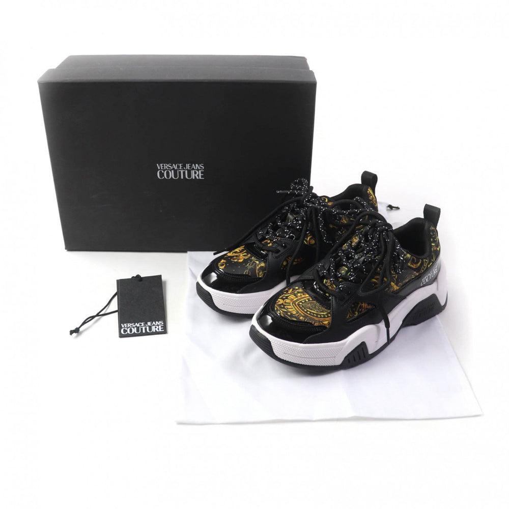 Versace Jeans sneakers 71VA3SF3 Upper, leather etc. Multi Women 38 Used Authentic