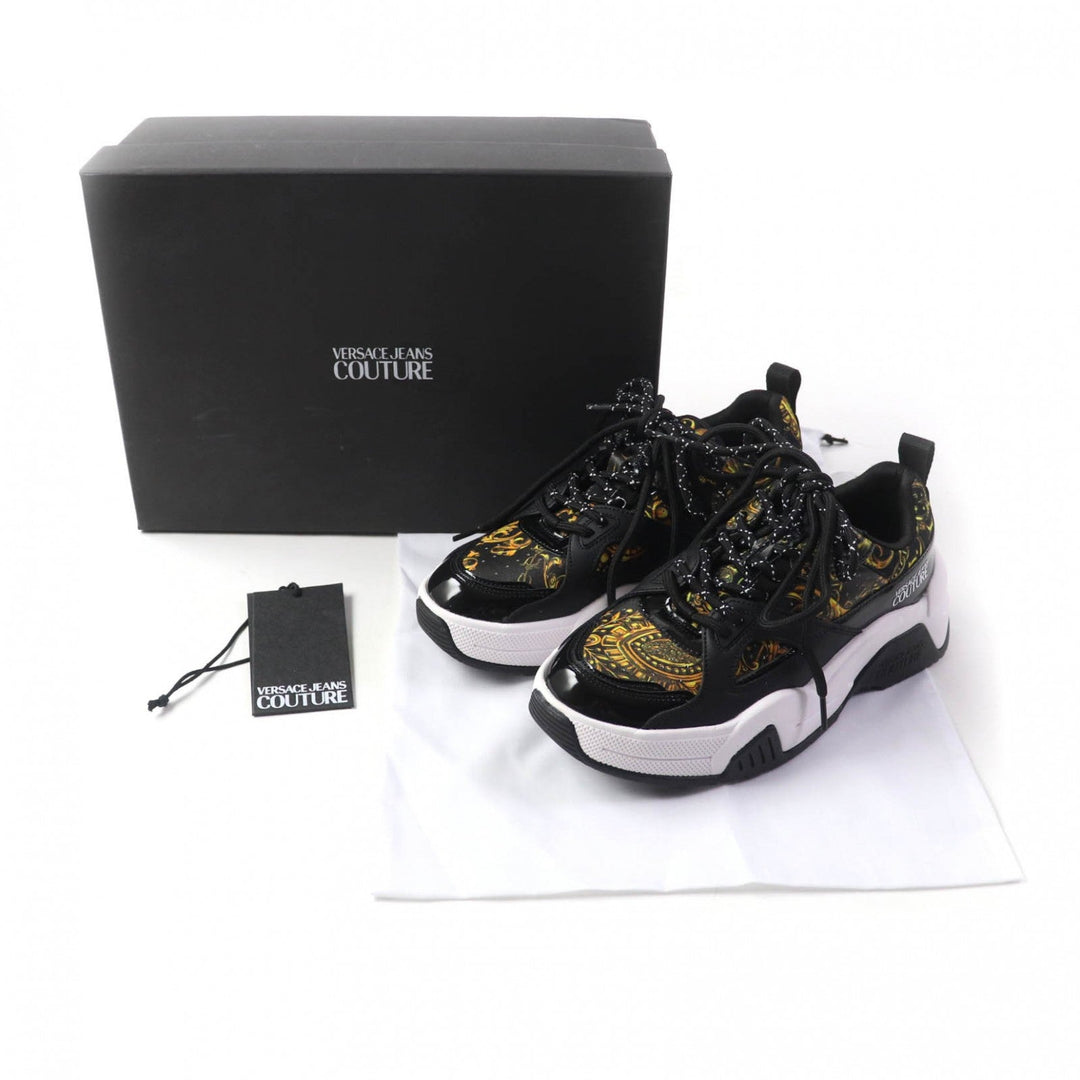 Versace Jeans sneakers 71VA3SF3 Upper, leather etc. Multi Women 38 Used Authentic
