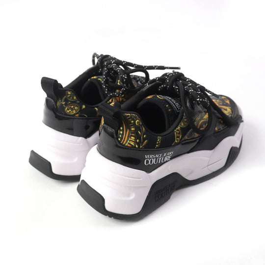 Versace Jeans sneakers 71VA3SF3 Upper, leather etc. Multi Women 38 Used Authentic