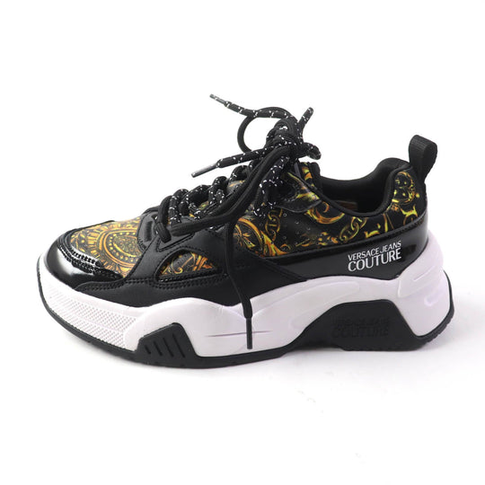Versace Jeans sneakers 71VA3SF3 Upper, leather etc. Multi Women 38 Used Authentic