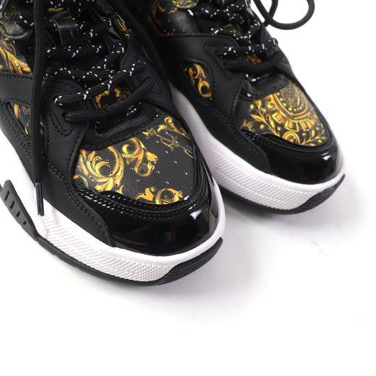 Versace Jeans sneakers 71VA3SF3 Upper, leather etc. Multi Women 38 Used Authentic