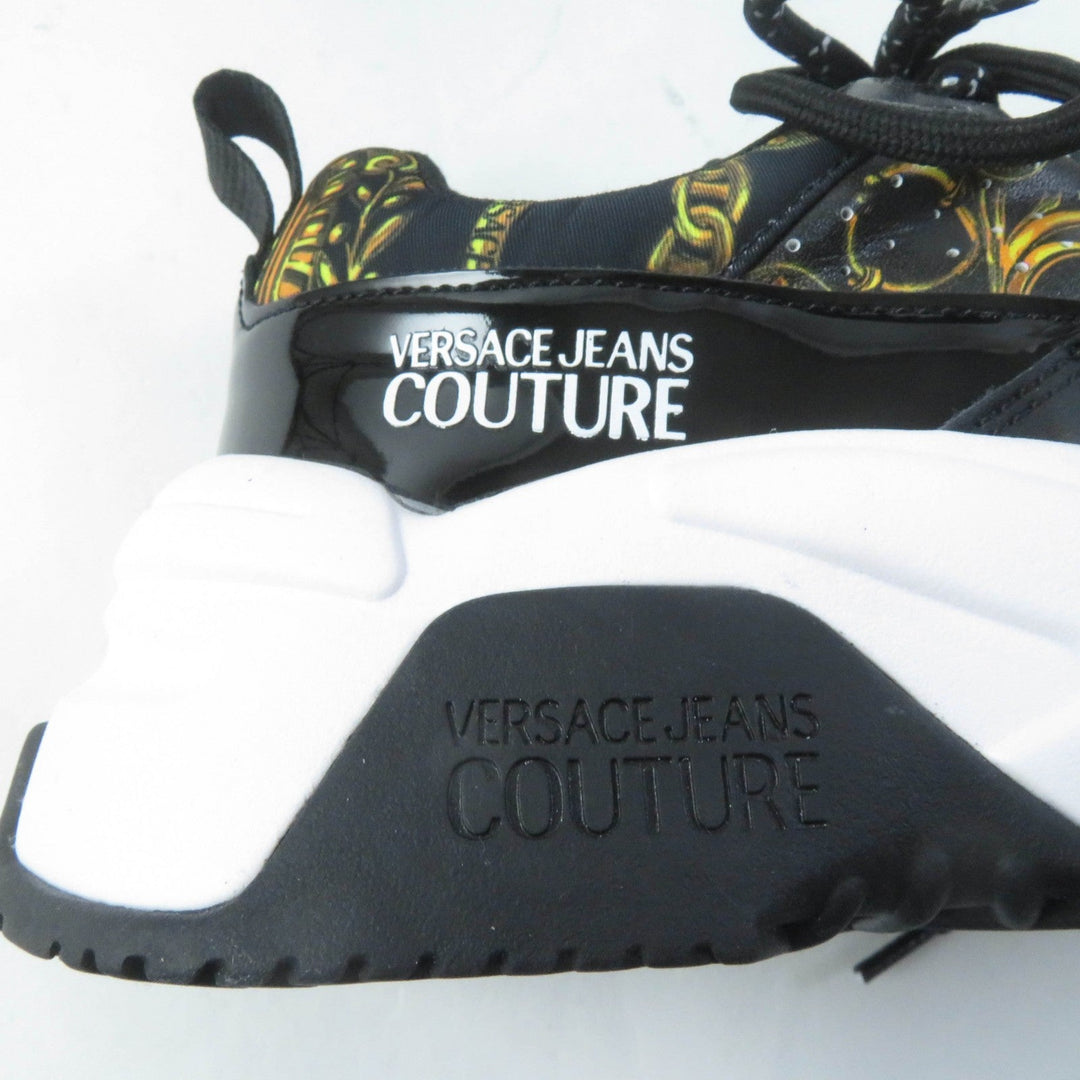 Versace Jeans sneakers 71VA3SF3 Upper, leather etc. Multi Women 38 Used Authentic