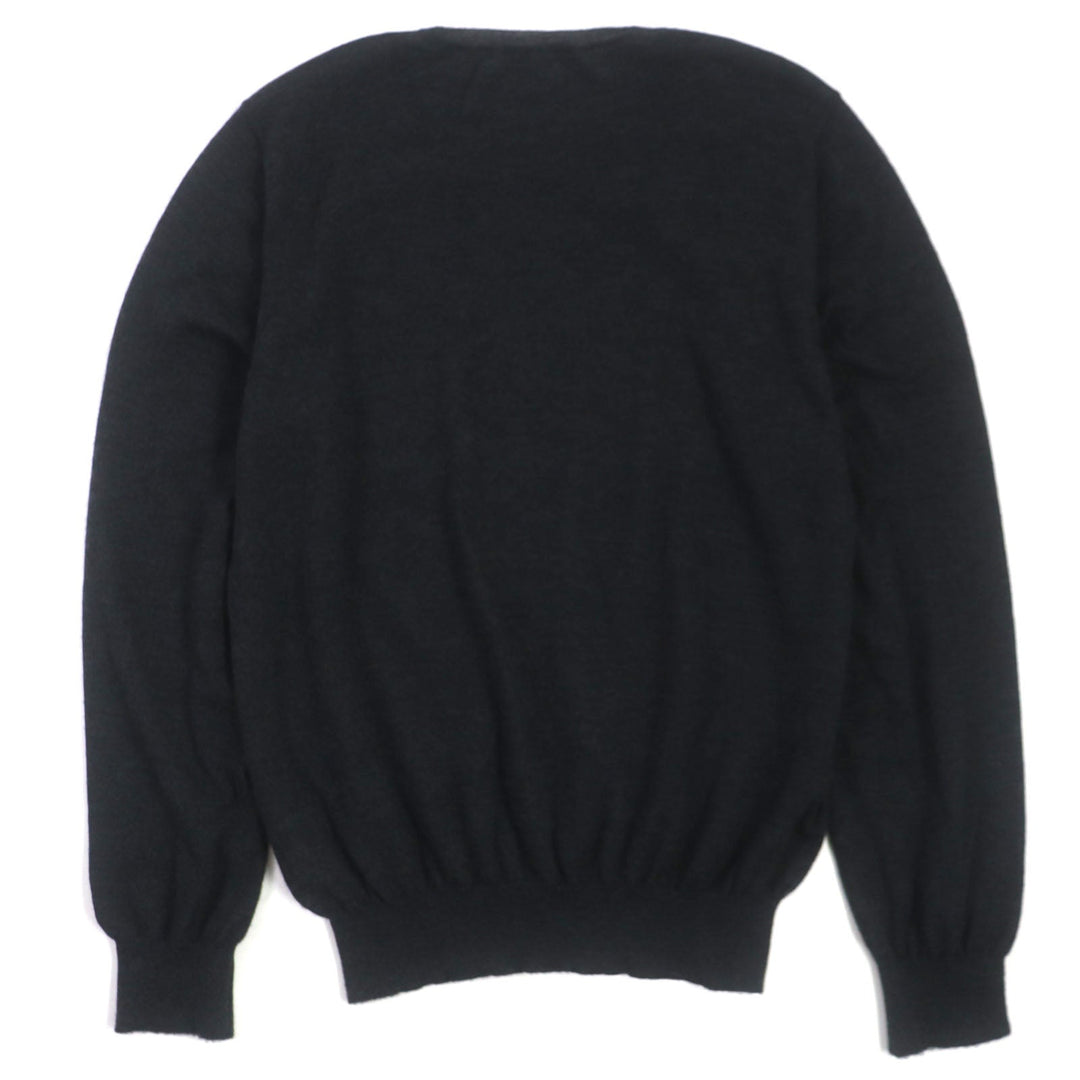 VALENTINO sweater Main: 100% cashmere Dark gray mens S Used Authentic
