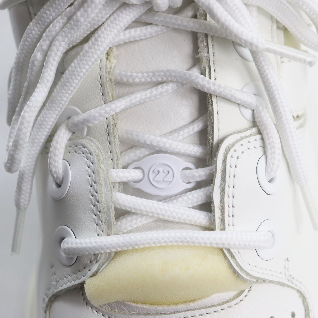 Maison Margiela Low cut sneakers S37WS0465 Part: Leather white Retro Fit mens 44 Used Authentic