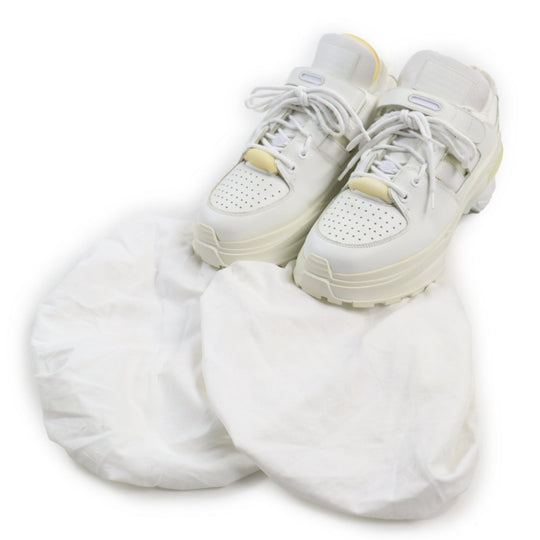 Maison Margiela Low cut sneakers S37WS0465 Part: Leather white Retro Fit mens 44 Used Authentic