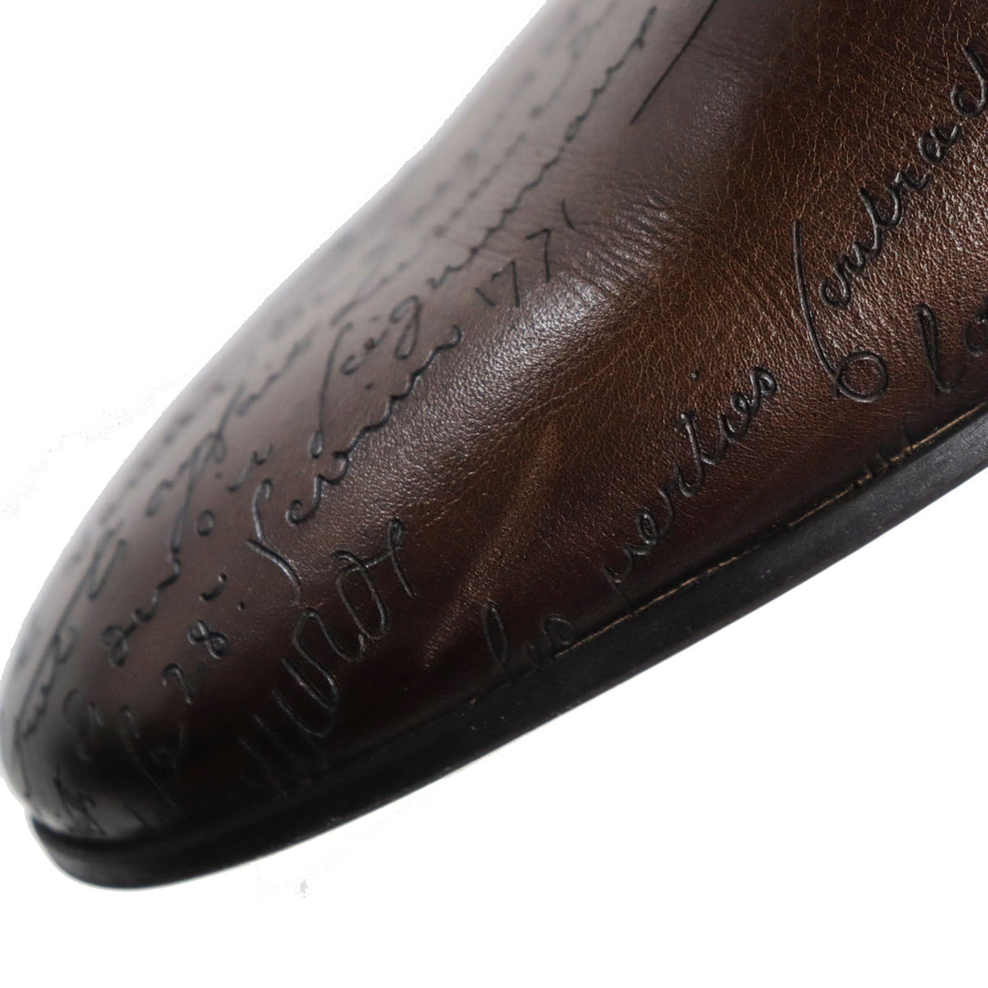 Berluti Sandals Main: Leather Brown Cyrus Oman mens 7 Used Authentic