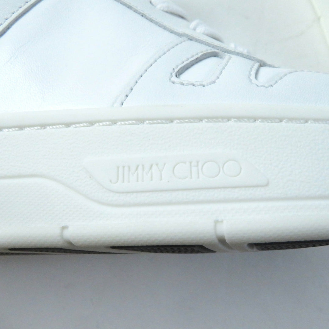 JIMMY CHOO High cut sneakers Main: Leather white HAWAII HI TOP Women 35 Used Authentic
