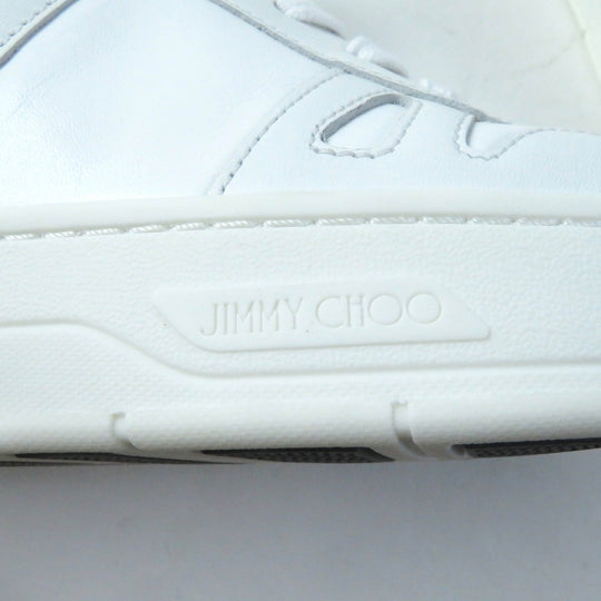 JIMMY CHOO High cut sneakers Main: Leather white HAWAII HI TOP Women 35 Used Authentic