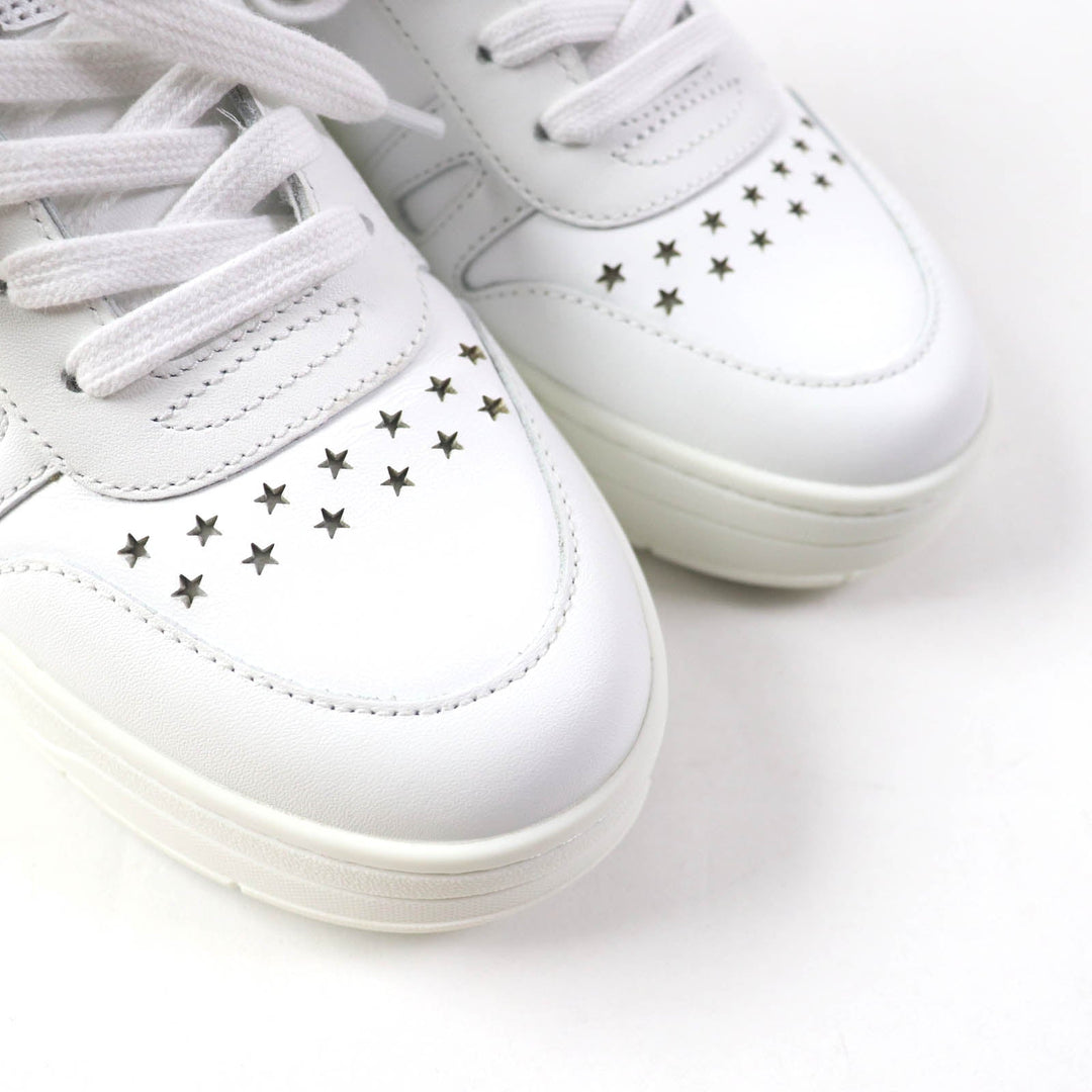 JIMMY CHOO High cut sneakers Main: Leather white HAWAII HI TOP Women 35 Used Authentic
