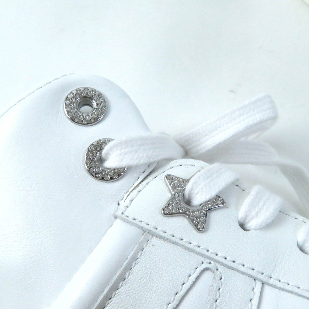JIMMY CHOO High cut sneakers Main: Leather white HAWAII HI TOP Women 35 Used Authentic