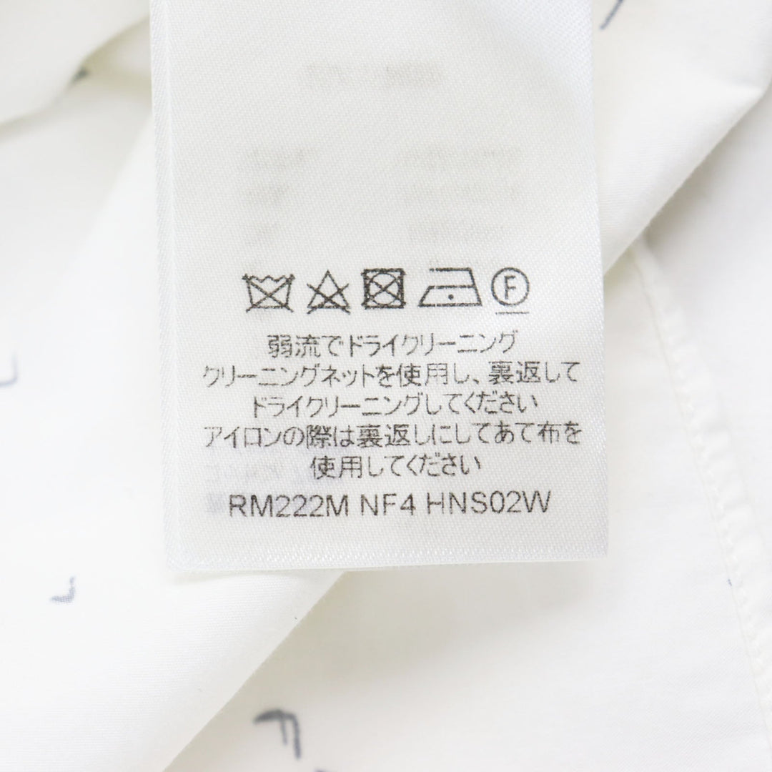 LOUIS VUITTON Long sleeve shirt HNS02W Main: 78% cotton, Main: 22% nylon Off-white type mens S Used Authentic