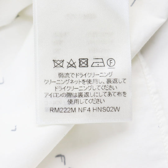 LOUIS VUITTON Long sleeve shirt HNS02W Main: 78% cotton, Main: 22% nylon Off-white type mens S Used Authentic