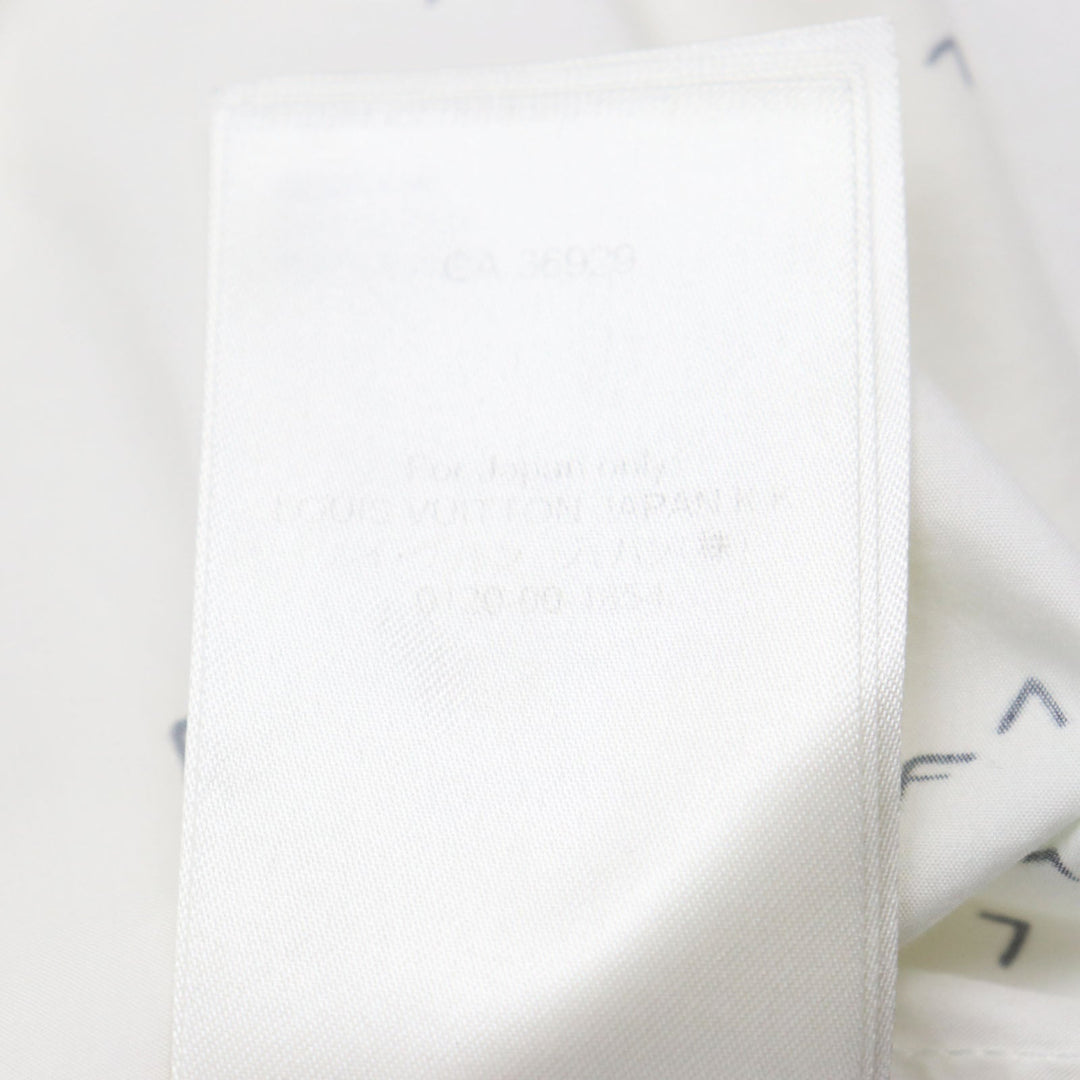 LOUIS VUITTON Long sleeve shirt HNS02W Main: 78% cotton, Main: 22% nylon Off-white type mens S Used Authentic