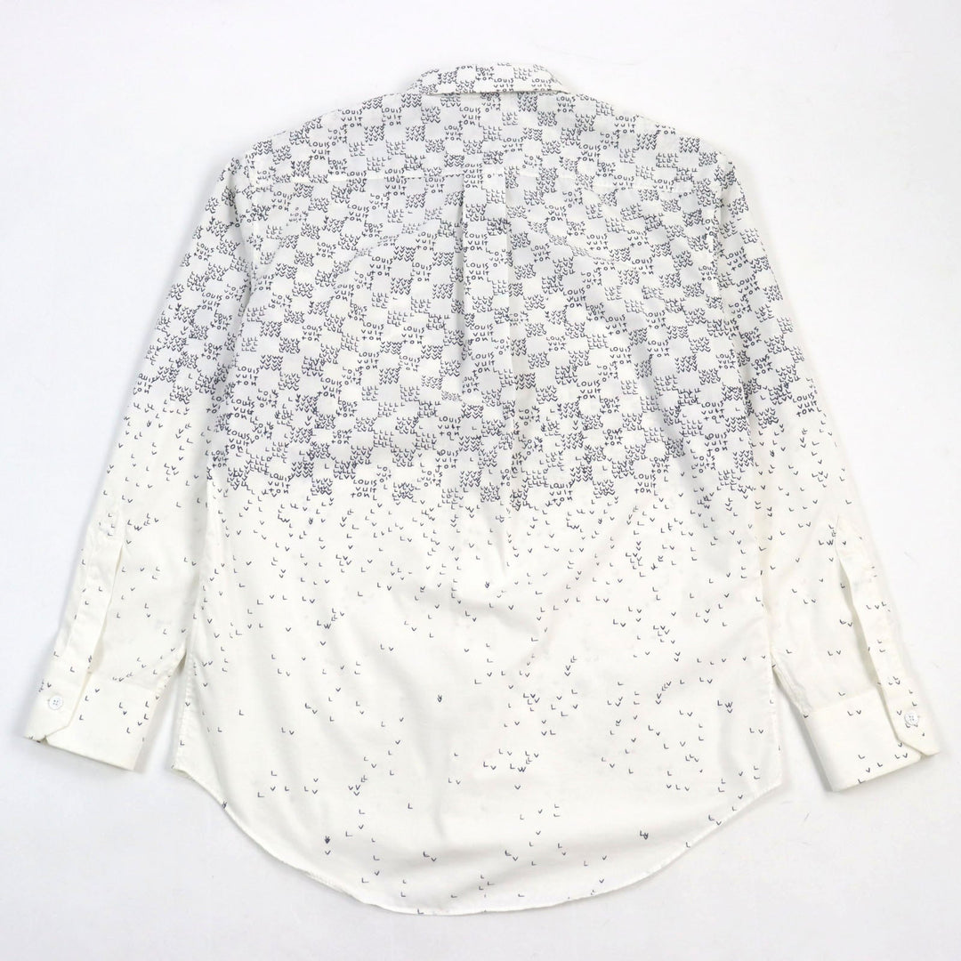 LOUIS VUITTON Long sleeve shirt HNS02W Main: 78% cotton, Main: 22% nylon Off-white type mens S Used Authentic