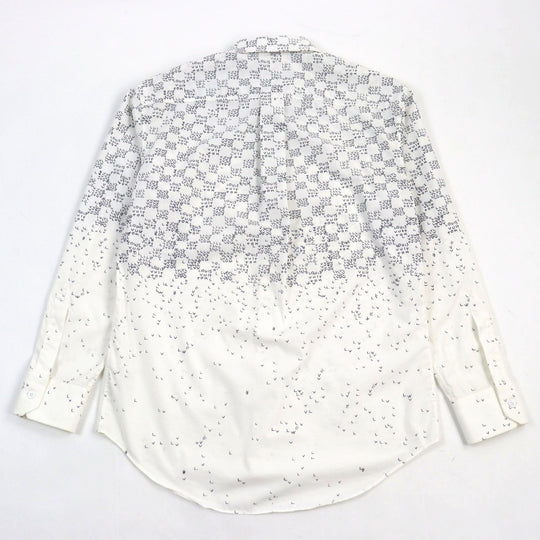 LOUIS VUITTON Long sleeve shirt HNS02W Main: 78% cotton, Main: 22% nylon Off-white type mens S Used Authentic