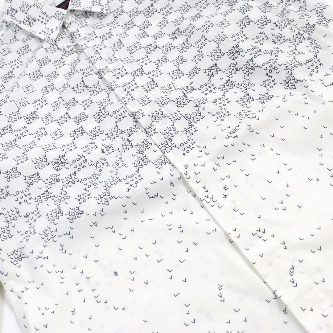 LOUIS VUITTON Long sleeve shirt HNS02W Main: 78% cotton, Main: 22% nylon Off-white type mens S Used Authentic
