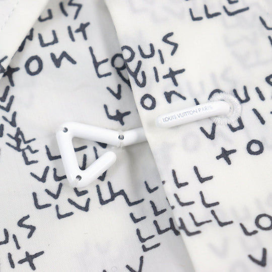 LOUIS VUITTON Long sleeve shirt HNS02W Main: 78% cotton, Main: 22% nylon Off-white type mens S Used Authentic