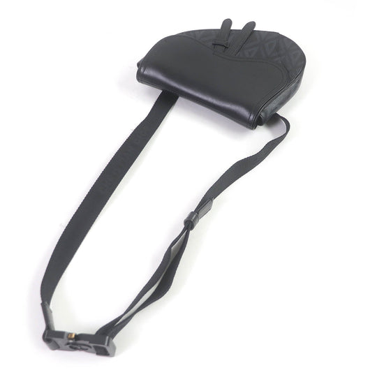 Dior HOMME Sling bag 1ADPO093CDP_H43E Main: Leather black Saddle mini mens Used Authentic