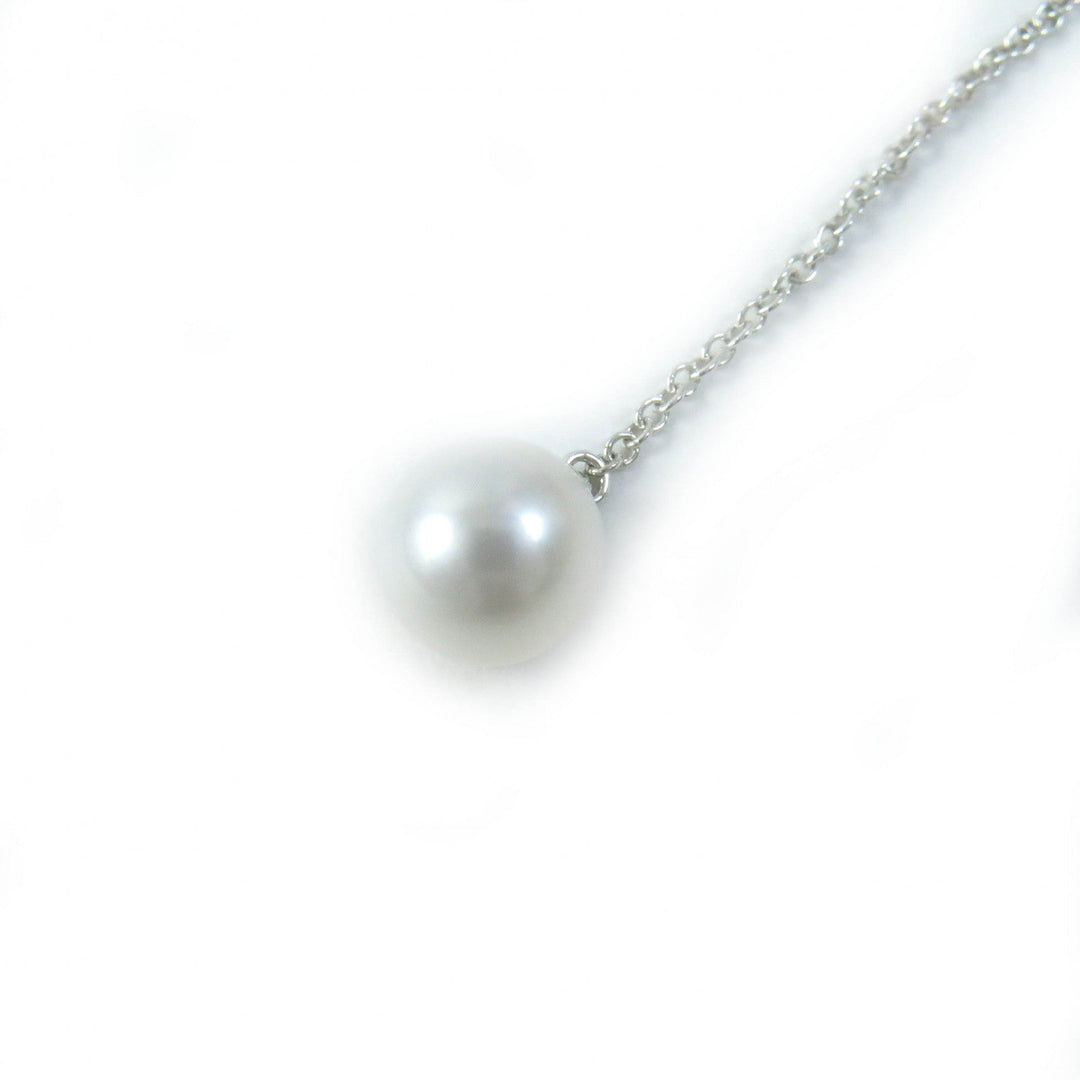 TIFFANY&Co. Pierce Main: AG925, Part: Pearl Silver Chain pearl earrings Women Used Authentic