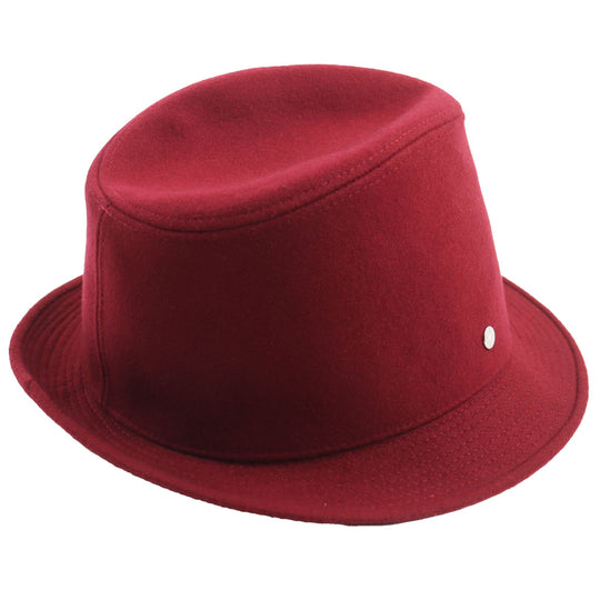 HERMES hat Outer: 100% cashmere, Lining: 35% silk, Lining: 65% viscose (rayon), Part: 60% viscose (rayon), Part: 40% cotton Bordeaux mens 57 Used Authentic