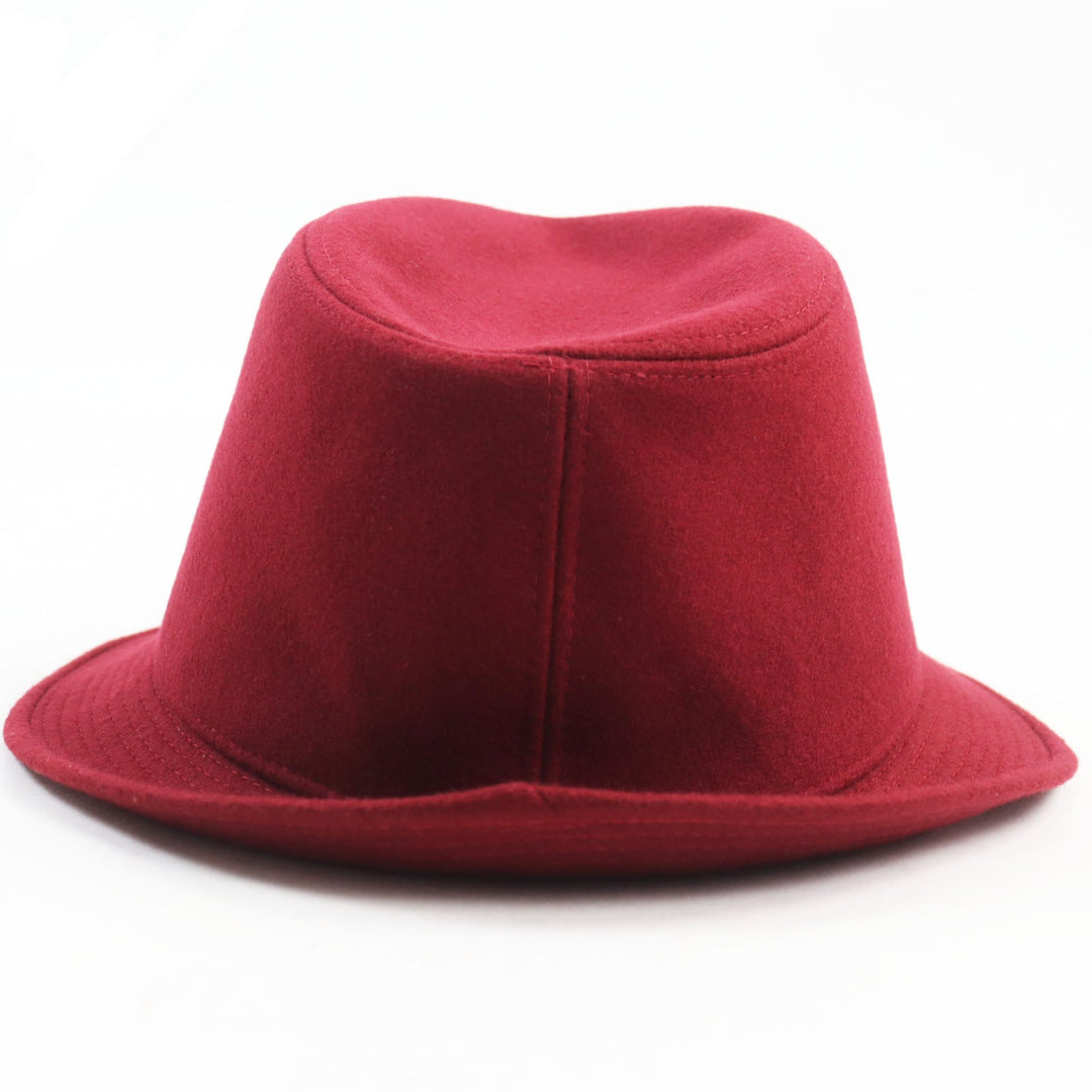 HERMES hat Outer: 100% cashmere, Lining: 35% silk, Lining: 65% viscose (rayon), Part: 60% viscose (rayon), Part: 40% cotton Bordeaux mens 57 Used Authentic