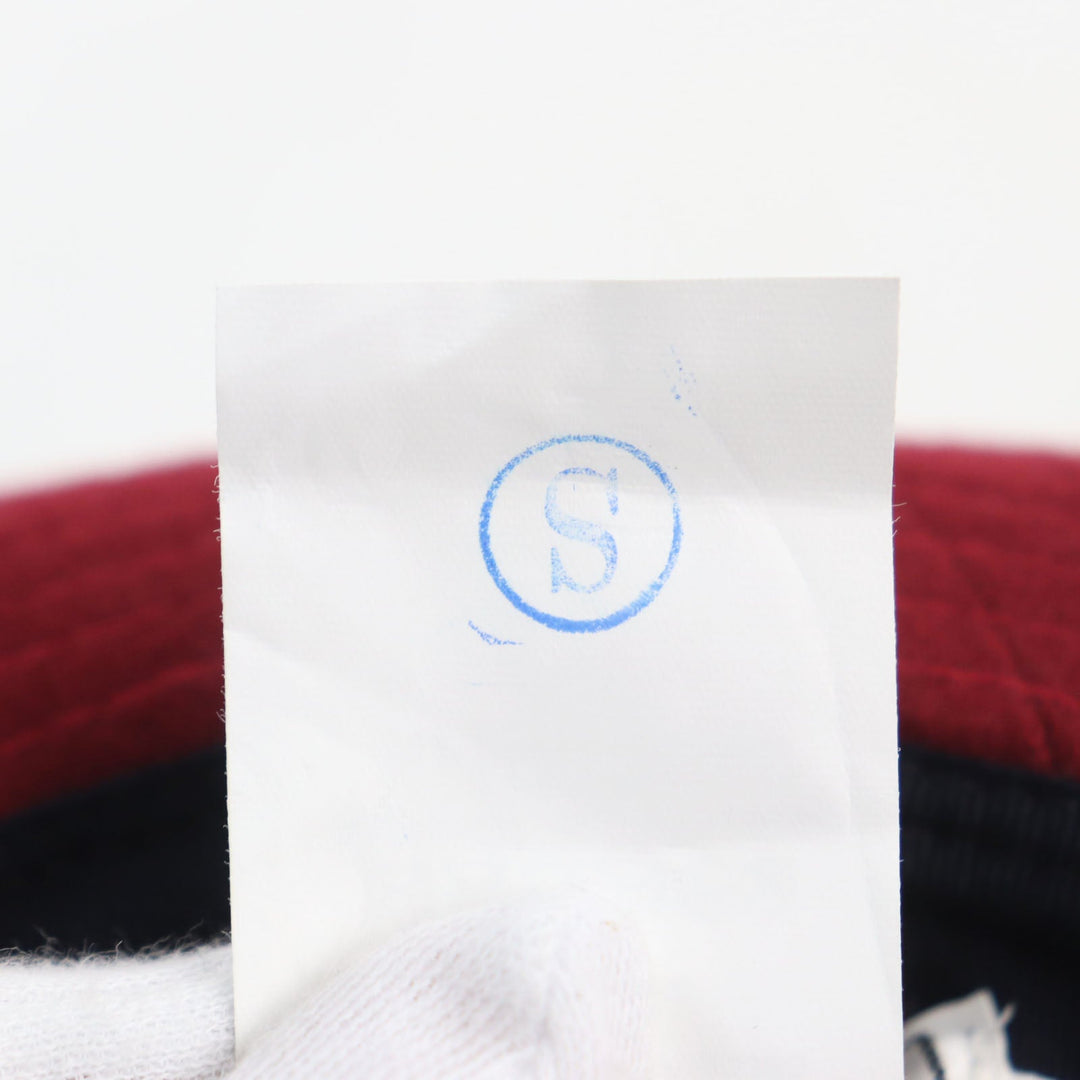 HERMES hat Outer: 100% cashmere, Lining: 35% silk, Lining: 65% viscose (rayon), Part: 60% viscose (rayon), Part: 40% cotton Bordeaux mens 57 Used Authentic