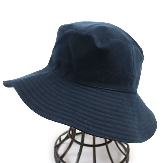 HERMES hat Outer: 85% polyester, Outer: 15% nylon, Lining: 100% acetate Dark navy mens 57 Used Authentic