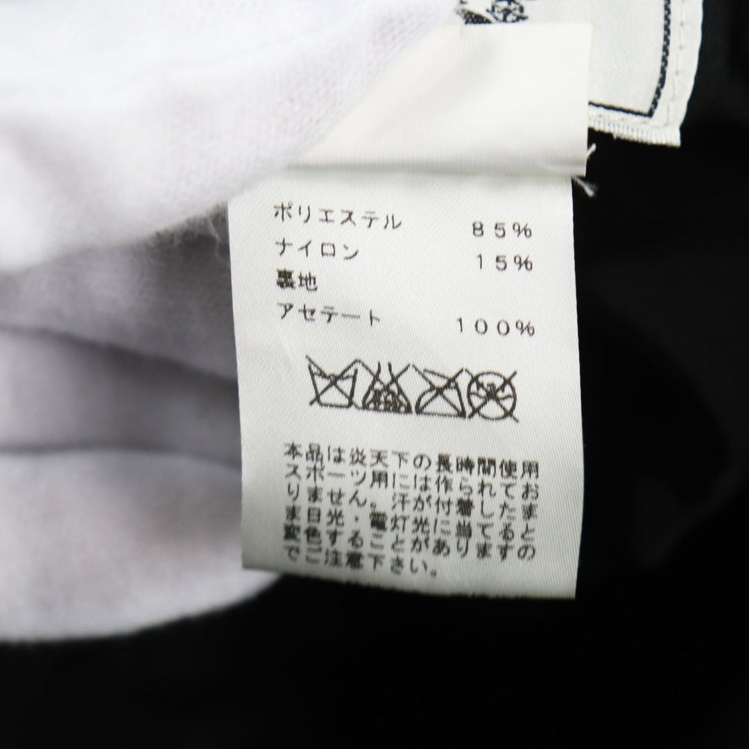 HERMES hat Outer: 85% polyester, Outer: 15% nylon, Lining: 100% acetate Dark navy mens 57 Used Authentic